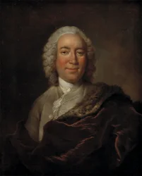 Gerhard Morell, curador do Royal Danish Kunstkammer (óleo sobre tela)