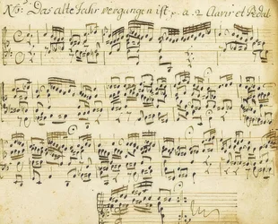 Prelúdio de Corais de Órgãos. Do livreto de órgãos. 1713-1716