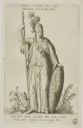 Pallas Athena, placa 6 de Parnassus Biceps