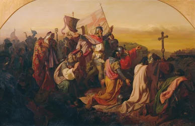 Godofredo de Bouillon e cruzados