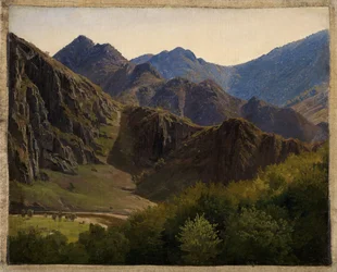 Cadeias montanhosas perto de Altenahr