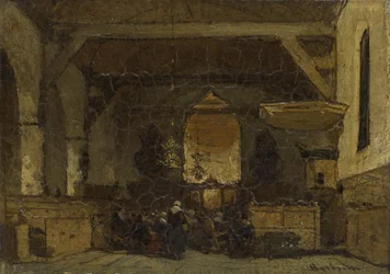 Interior da Igreja em Maasland