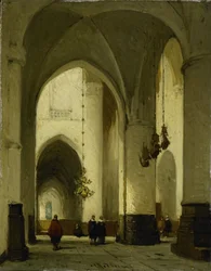 Interior da Igreja de São Bavo em Haarlem