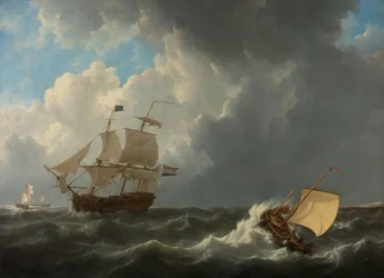 Navios num Mar Turbulento