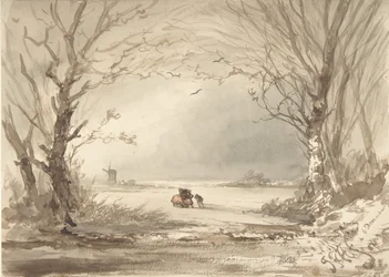 A Winter Landscape, 1854.