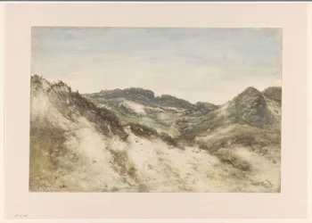 Paisagem de dunas perto de Zorgvliet