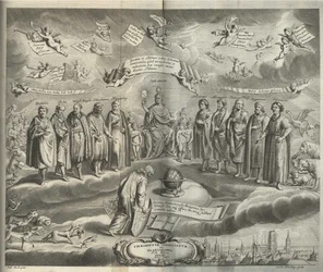 página de título Uranographia apoiar Sobiescianumsive