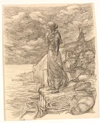 Ilustração para Alfred Tennyson "Enoch Arden"
