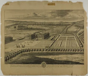 Althrop no condado de Northampton, placa 27 de Britannia Illustrata