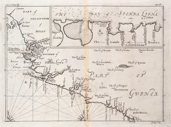 Mapa da Serra Leoa, África