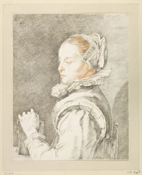 Retrato de uma jovem mulher