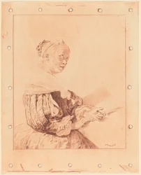 Moça no teclado, 1767.