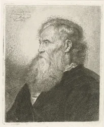 Retrato de um velho com barba