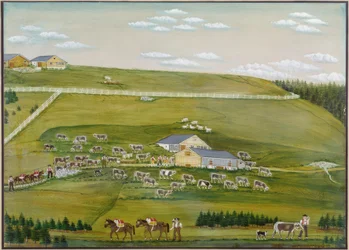 Chegada ao pasto