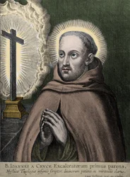 São João da Cruz (Juan de Yepes Alvarez, Juan de la Cruz) (1542-1591) - grav. de Vorstermann