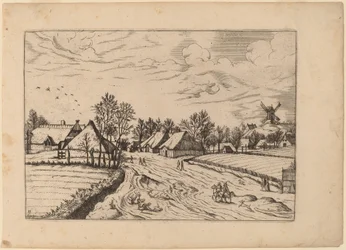 Country Village com Post Mill