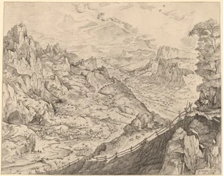 Grande paisagem alpina