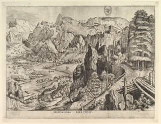 A Penitente Madalena Madalena Poenitens de As Grandes Paisagens, ca. 1555-56.