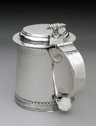 Tankard, c. 1692-1734 (prata)