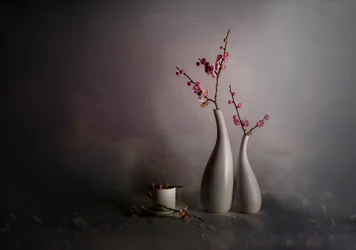 Natureza morta com flores da primavera