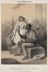 Evangelina, balada de George Linley (litho)