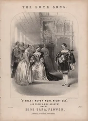 O Canto do Alaúde de Anna Bolena de Donizetti (cor litho)