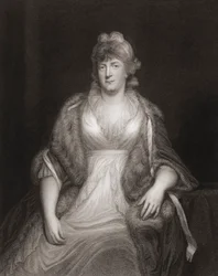 Princesa Wilhelmina da Prússia. Retrato