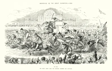 Memoriais da Grande Exposição de 1851, O Grande Derby Race de Cento e Cinquenta e Um (gravura)