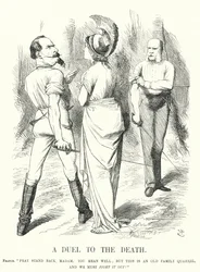 Soco cartoon: Um Duelo à Morte - a Guerra Franco-Prussiana (gravura)