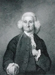 Jonathan Trumbull (1710-85) gravado por E. Mackenzie (gravura)