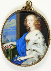 Lady Mary Villiers, Duquesa de Lennox e Richmond (aguarela em velino)