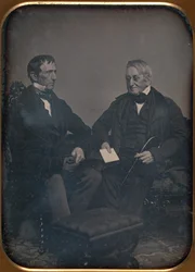 Dois Homens Idosos a Conversar, ca. 1850.