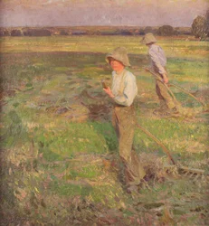Os Haymakers (óleo sobre tela)