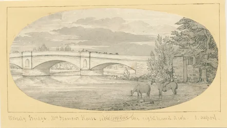 Wolseley Bridge: caneta e desenho de lavagem, nd [1799-1854] (desenho)
