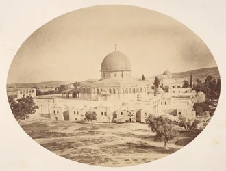 Jerusalém, Local do Templo no Monte Moriá, 1857.