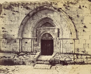 Túmulo da Virgem, Jerusalém, década de 1860.