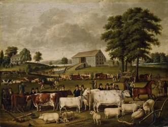 Uma feira no país da Pensilvânia, 1824
