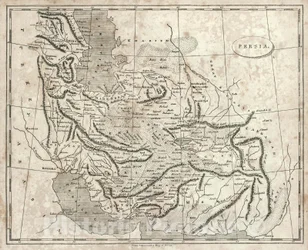 Mapa da Pérsia de Arrowsmith, 1819