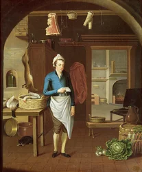 Cena da cozinha, 1771