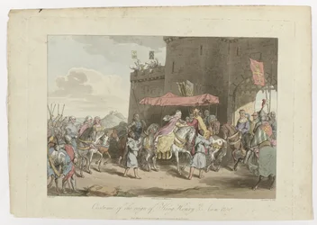 Traje do reinado do Rei Henrique 3, Anno 1250, 1 de Março de 1814