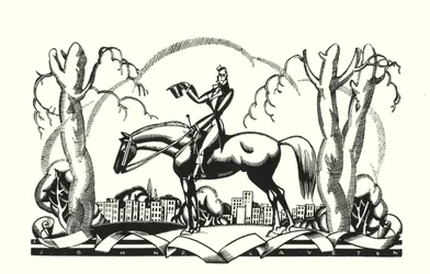Ilustração para Don Juan por Lord Byron (lito)