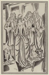 Ilustração para Moll Flanders por Daniel Defoe (litho)