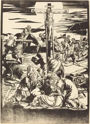 A Crucificação [placa central]