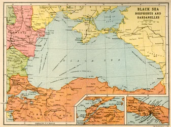 Mar Negro: Bósforo e Dardanelos, c. 1914, c. 1920