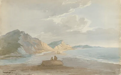 A Praia em Charmouth