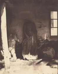Antiguidades no Museu em Cherchell, Argélia, 1853-54.