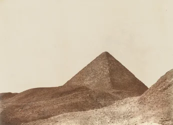 Pirâmide de Quéops, Gizé, 1853-1854 (foto)
