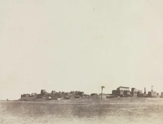 Vista de Luxor, 1854.