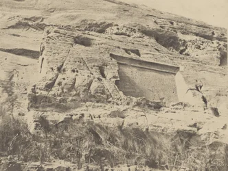 Ibsamboul, Estela à direita do Templo de Hathor