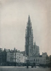 Catedral de Nossa Senhora, Antuérpia, Bélgica, c1900 1914-1915
